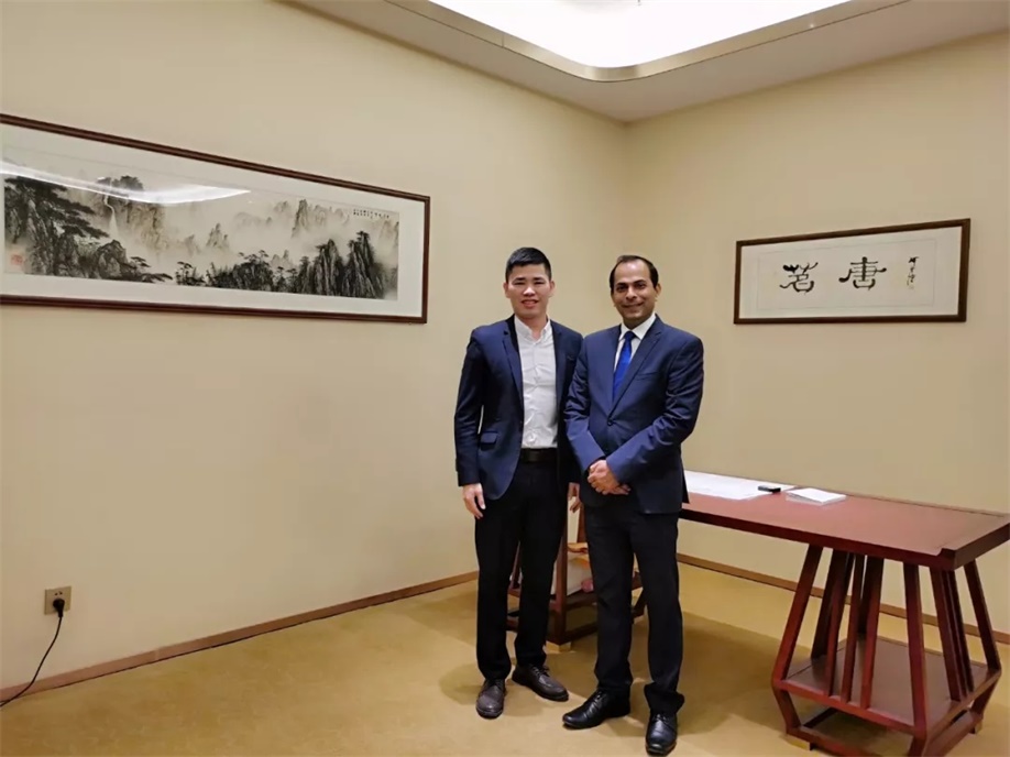 熱烈歡迎斯里蘭卡駐華大使尤格納丹閣下到訪茗唐