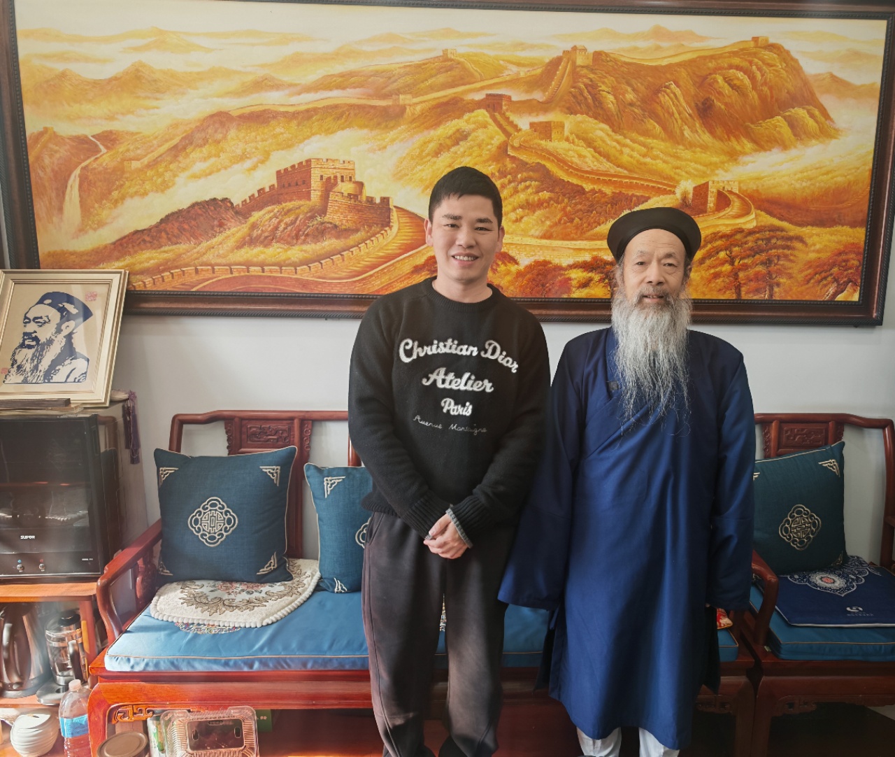 茗唐創(chuàng)始人薛錦山拜會(huì)中國(guó)道教協(xié)會(huì)會(huì)長(zhǎng)李光